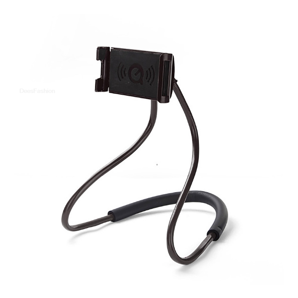 柔軟な携帯電話ホルダー、首掛け式怠惰なネックレスブラケット、 - Phone Accessories Stand のレビューと価格