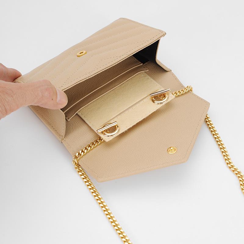 フェルト製財布インサート、チェーンストラップ付き財布、ハンド - Phone Accessories Organizer のレビューと価格